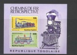 Togo 1979 - Locomotive, bloc neuzat