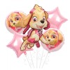 Buchet 5 baloane folie Skye KidMania&reg; Patrula Catelusilor, 60x40 cm