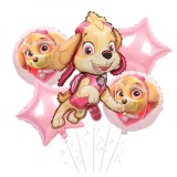 Cumpara ieftin Buchet 5 baloane folie Skye KidMania&reg; Patrula Catelusilor, 60x40 cm