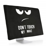 Husa pentru monitor Apple iMac 27&quot;/iMac Pro 27&quot;, Kwmobile, Negru/Alb, Textil, 43616.01