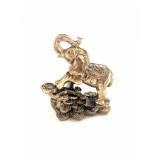 Elefant trompa in sus pe monede 9 cm