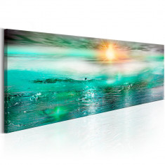 Tablou canvas - Marea Safir - 120 x 40 cm foto