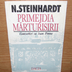 PRIMEJDIA MARTURISIRII -CONVORBIRI CU IAN PINTEA N.STEINHARDT