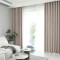 Set draperie din catifea blackout cu rejansa transparenta cu ate pentru galerie, Madison, 150x265 cm, densitate 700 g/ml, Grullo, 2 buc