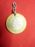 Medalion cu Moneda Italia 1000 lire 1998, Europa