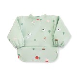 Baveta Impermeabila cu maneci si buzunar, reglabila, Funny Farm , Mint