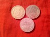3 Monede 25 bani 1955 , 1966 si 1982 cal. buna si f.buna