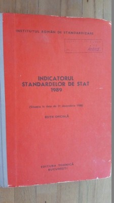 Indicatorul standardelor de stat 1989 foto