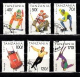A12 S1 4 - Timbre foart vechi - Tanzania - jocuri sportive de iarna