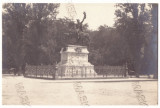 1456 - BUCURESTI Park, Mihai Viteazul statue - old PC, real Photo - unused 1917