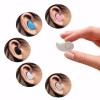 Mini Casca Bluetooth V4.1 Microfon Incorporat Conectare 2 Telefoane Multipoint Handsfree GSM Negru Alb