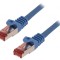 Cabluri Patch S/FTP 6 litat Cu LSZH albastru 1,5m 27AWG