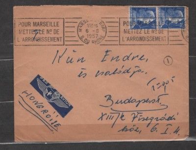 FRANTA 1957 - PERSONALITATI. PLIC CIRCULAT, Y29 foto