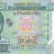 Bancnota Guineea 10.000 Franci 2010 - P45 UNC ( comemorativa )