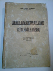 CONTROLUL CONSTITUTIONALITATII LEGILOR IN DREPTUL ROMAN SI COMPARAT - A. VALEANU foto