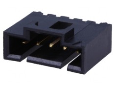 Soclu Cablu-Placa 2,54mm 5 PIN Aurit Drept foto