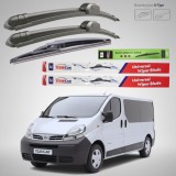 Cumpara ieftin Ștergătoare Nissan Primastar X83 Bus L2H1 (2001&ndash;2006) Flat | Set Complet &ndash; TeamCar&reg;