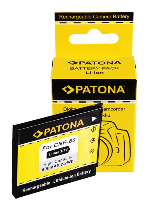 Acumulator /Baterie PATONA pentru CASIO NP-60 NP60 EXILIM EX-S10 EX-Z80 EX-Z9 EXS-10- 1026