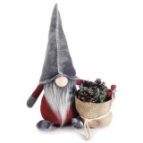 Figurina Gnomi textil multicolor 25x12x38 cm