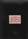 Germania 2 Mark 1922 - Bancnota Rară - Numismatică Europa