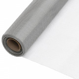 Cumpara ieftin Plasă de s&acirc;rmă, argintiu, 112x2000 cm, oțel inoxidabil