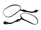 Oglinzi Moto Negre Revo M8 - Set Oglinzi Universale Filet M8 Carcasa Plastic