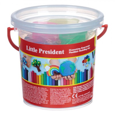 Set Plastilină, Little President, 6 Culori, 9 Piese, Multicolor foto