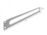 Panou 19&quot; 1U cu protectie la margine Gri, Delock 67276