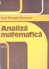 ANALIZA MATEMATICA VOL.II-GH. MARINESCU-266192 foto
