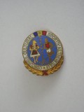 QW9 K 97 - Insigna - tematica arta - Concurs cultural sportiv tineret 1961, Romania de la 1950