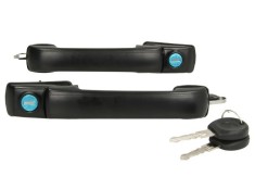 Set 2 Buc Maner Deschidere Usa Exterior Fata Dreapta / Stanga + 2 Chei Blic Volkswagen Vento 1991-1998 6010-01-015407P foto