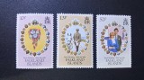 Falkland Islands 1981 Nunta Regală Prințul Charles și Prințesa Diana Set Complet 3 Timbre MNH Neștampilat - A183