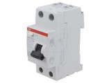 &Icirc;ntrerupător diferențial ABB FH200 63A 2 poli 230V AC 300mA tip AC
