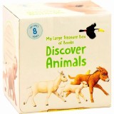 Discover Animals - Set 8 Carti Copii, Ilustrate, Rime, Board Books, Pentru Prescolari