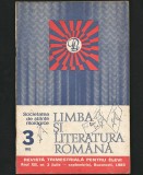 LIMBA ȘI LITERATURA ROM&Acirc;NĂ - REVISTĂ FILOLOGIE - ANUL XII, NR. 3 / 1983