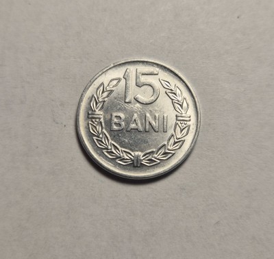 15 bani 1975 UNC foto