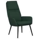 Cumpara ieftin Scaun de relaxare, verde inchis, material textil