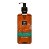 APIVITA Gel de duș răcoritor cu smochine și uleiuri esențiale Eco Pack 500ml