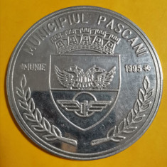 SV * Medalia MUNICIPIUL PAȘCANI * Iunie 1995 * unifata * aluminiu