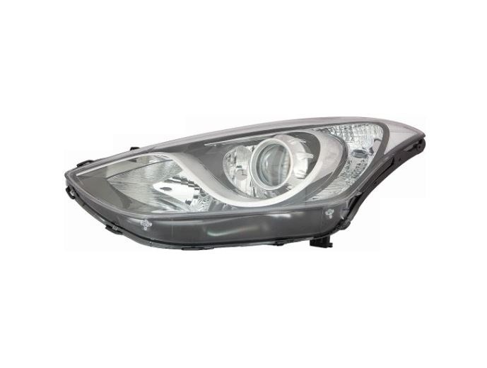 Far HYUNDAI I30 (GD), 01.2015-03.2017, OEM/OES, fata, partea stanga, transformarea sistemului de iluminat; H7+H7+H7+PY21W+W5W; electric; cu motor;