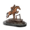 Calaret cu calul sau-statueta din bronz cu un soclu din marmura TBA-271, Animale