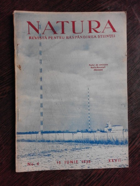 REVISTA NATURA NR.6/1938