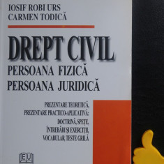 Drept civil persoana fizica persoana juridica Iosif Robi Urs Carmen Todica