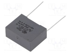 Condensator KEMET Polipropilenă X1 R47 220nF 26,5x11x20mm