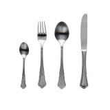 Set tacamuri 24 piese Antony Impero, Tognana Porcellane, inox, argintiu