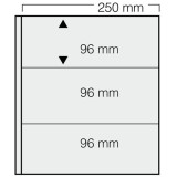 Set 5 folii negre, Garant, cu 6 buzunare de 96 x 250 mm