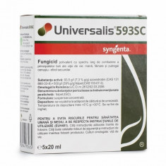 Fungicid UNIVERSALIS 593 SC - 20 ml, Syngenta, Sistemic, Vita de vie