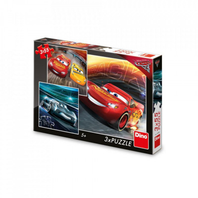 Puzzle Cars 3, 3x55 piese foto