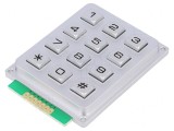 Tastatură metalică 12 butoane impermeabilă