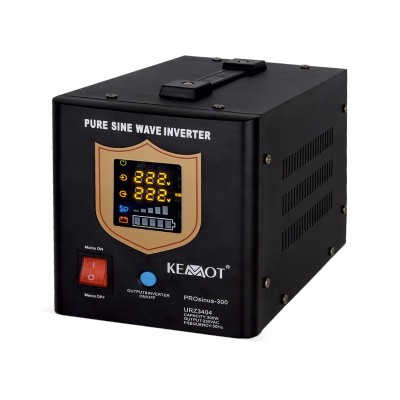 UPS CU SINUS PUR - 12V / 300W / NEGRU foto